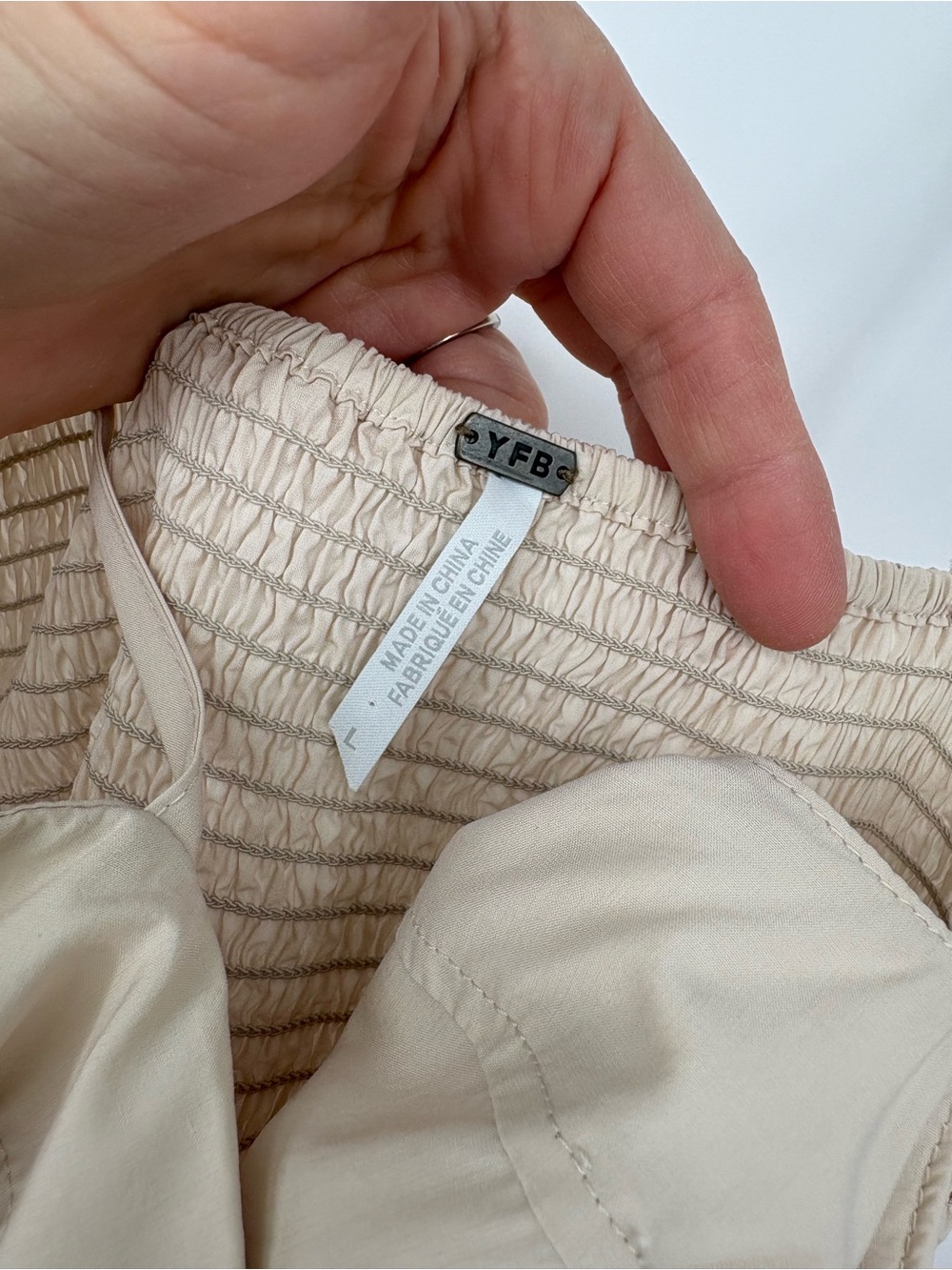 YFB Tiered Poplin Biscotti Sundress - Picture 6 of 8